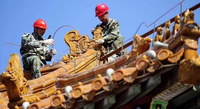 沈阳昭陵避雷工程启动