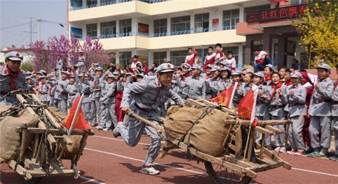 红军小学举办&ldquo;红色运动会&rdquo;