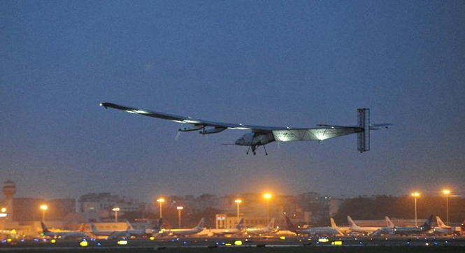 世界最大太阳能飞机阳光动力2号再度启程