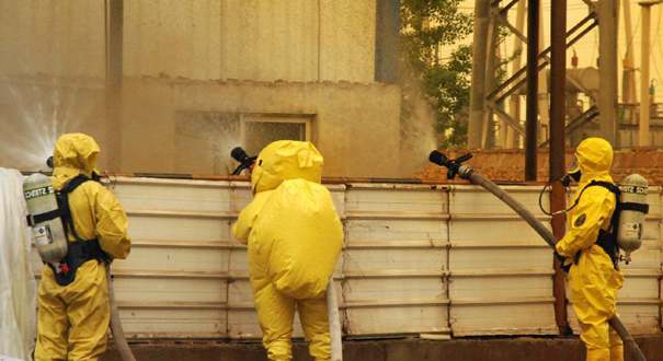 河北邢台一工厂发生化学烟气泄漏