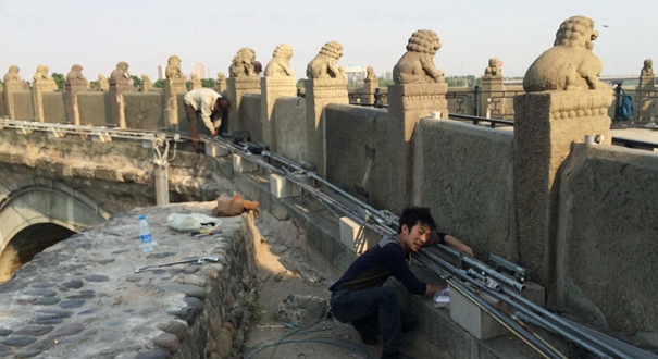 迎接抗日战争胜利纪念日 卢沟桥景区开始进行整修