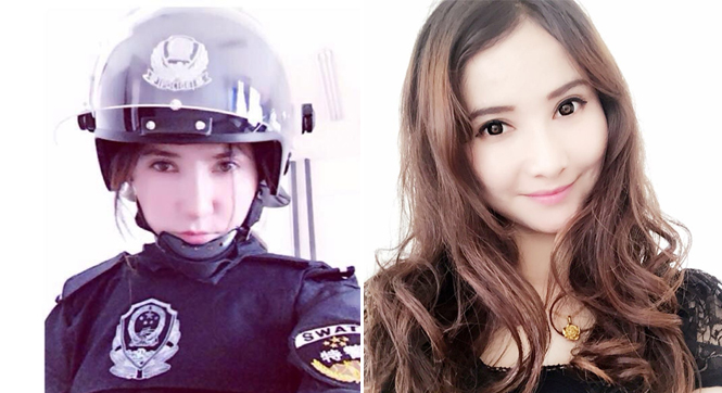 新疆兵团女民警生活照走红网络 被誉&ldquo;最美警花&rdquo;