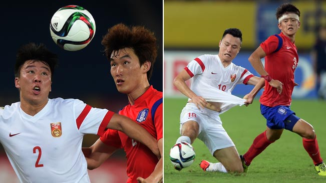 东亚杯男足赛：国足0比2不敌韩国