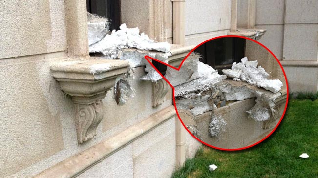 太原一楼盘新房现&ldquo;泡沫墙&rdquo;上百业主拒收房