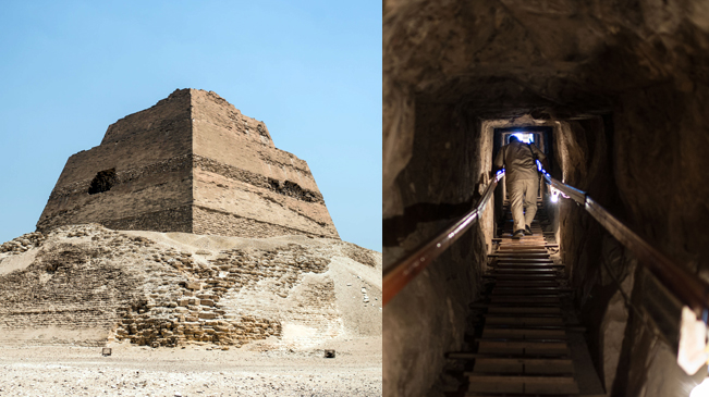 探秘埃及美杜姆金字塔