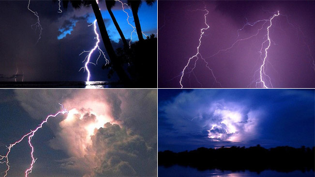 实拍委内瑞拉&ldquo;闪电湖&rdquo; 一年260天有闪电