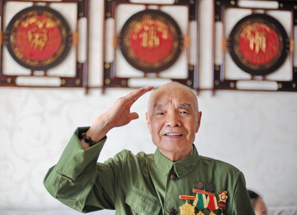 一场战斗刺死3名日寇&mdash;&mdash;记抗战老兵杨正新