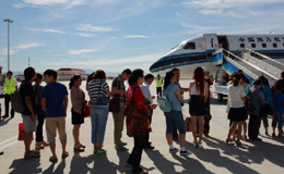 新疆富蕴可可托海机场正式通航