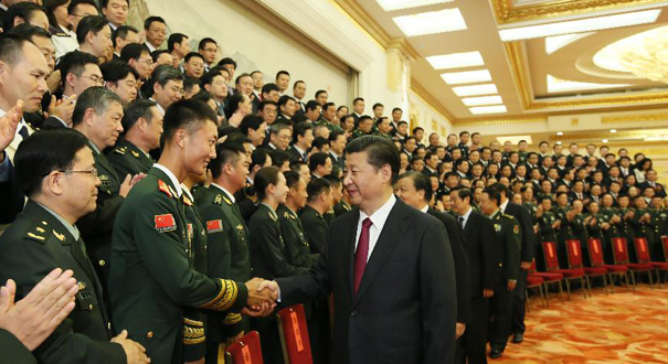 习近平会见中国人民抗日战争暨世界反法西斯战争胜利70周年纪念活动代表