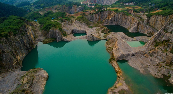 重庆的黄石公园！航拍铜锣山国家矿山公园