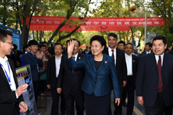 刘延东率中央代表团分团考察新疆大学