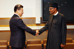 习近平会见尼日利亚总统布哈里