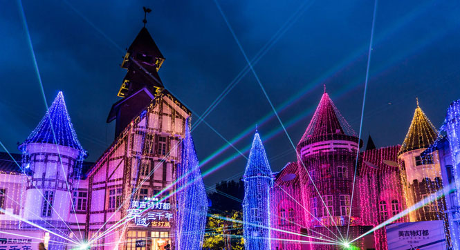 无锡举办国际灯光节 场面震撼宛若&ldquo;造梦空间&rdquo;