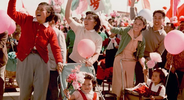 珍贵历史照片记录六十年前的国庆节