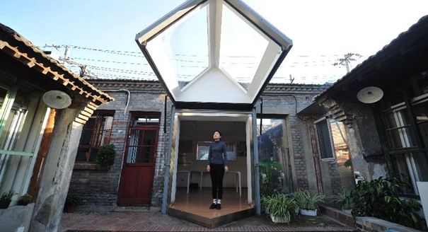 让古旧四合院重获新生的内盒建筑