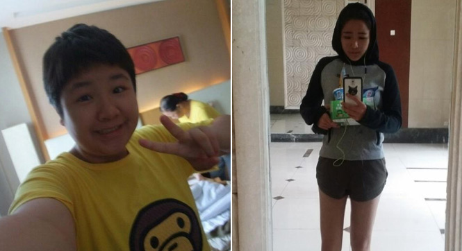 大三女生半年瘦50斤 减肥后遭全校男生追求