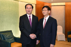 孟建柱会见越南客人