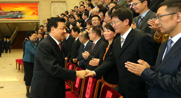 刘云山会见中国新闻奖获奖代表