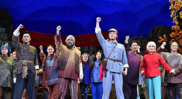 歌剧《白毛女》在广州上演