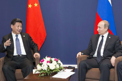 习近平会见俄罗斯总统普京