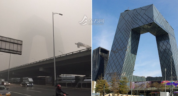 北京雾霾 网友戏称&ldquo;能发射的都发射了&rdquo;