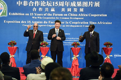 习近平出席中非合作论坛15周年成果图片展开幕式