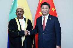 习近平会见科摩罗总统伊基利卢