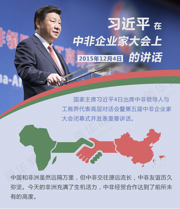 习近平在中非企业家大会上的讲话