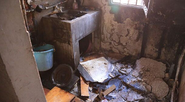 郑州一男子用打火机试煤气罐是否漏气 房子被烧