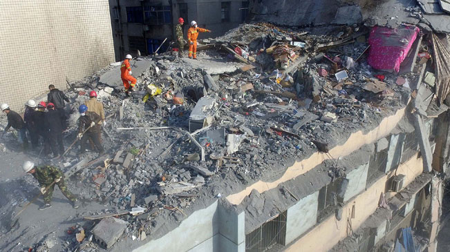 江西萍乡民楼坍塌事故搜救结束 造成6死1伤