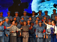 纪念红军长征胜利80周年歌舞表演