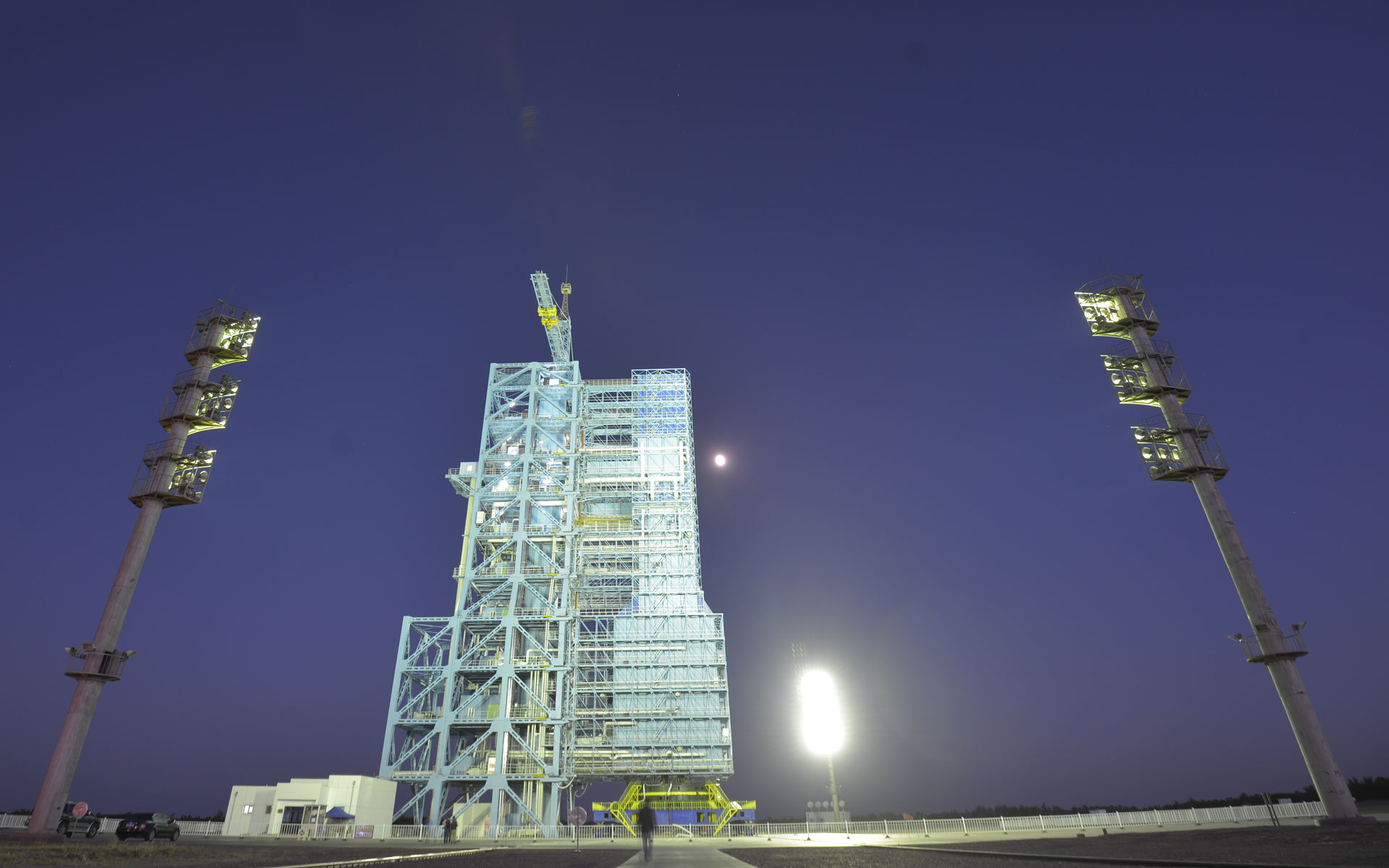 酒泉卫星发射中心 天宫二号待发