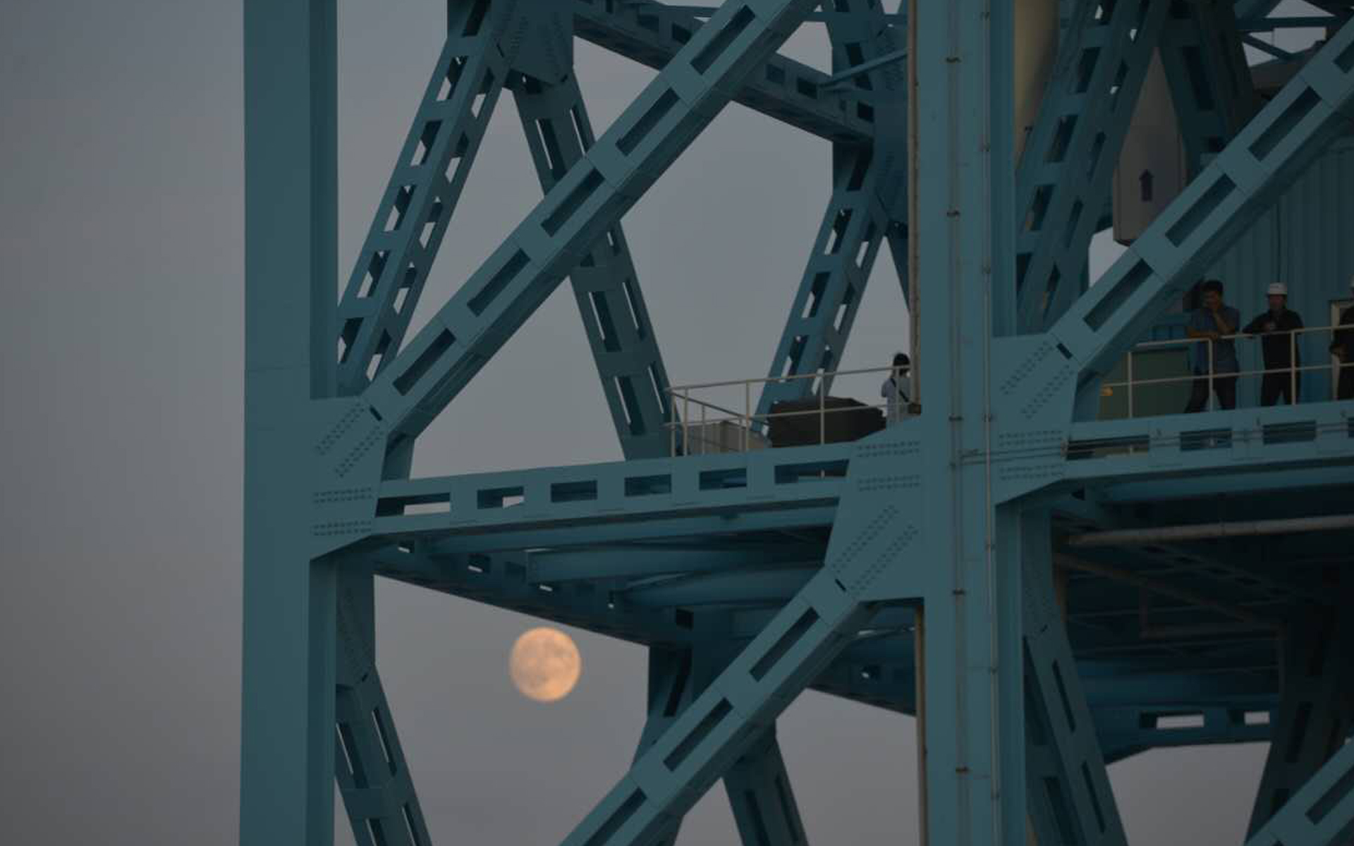 酒泉卫星发射中心 天宫二号待发