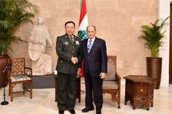 范長龍訪問黎巴嫩