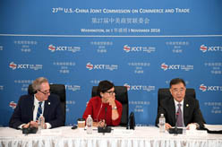 汪洋出席中美企业家圆桌会