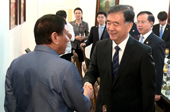 菲律宾总统杜特尔特会见汪洋