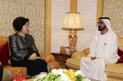阿联酋副总统兼总理穆罕默德会见孙春兰