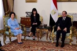 埃及总统塞西会见孙春兰