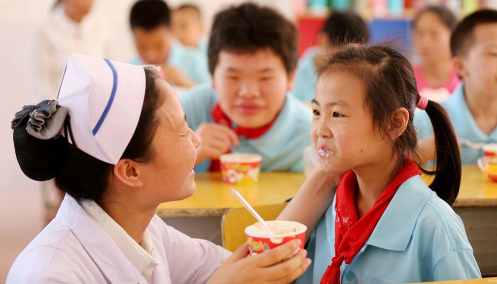 特教校园里的护士节