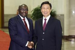 李源潮与加纳副总统巴武米亚会谈