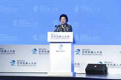 刘延东出席2017世界机器人大会开幕式