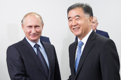 俄罗斯总统普京会见汪洋