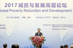 汪洋出席2017减贫与发展高层论坛