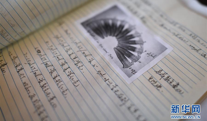 王一成生前手写的研究笔记