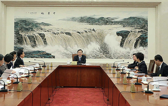 十二屆全國人大常委會第一百一十三次委員長會議在京舉行　張德江主持