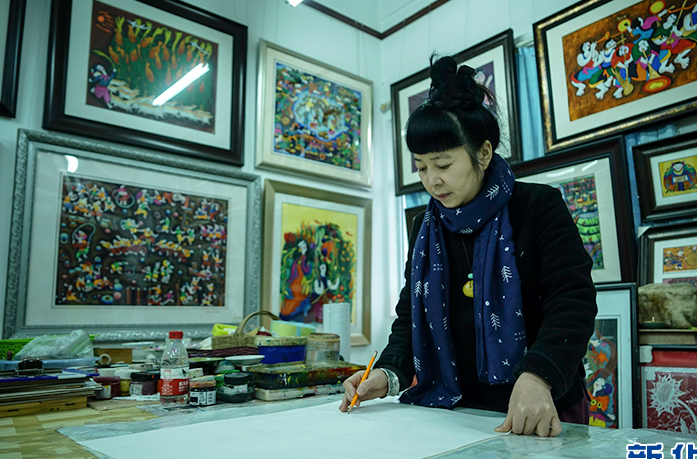 重庆綦江农民版画续写非遗文化的魅力