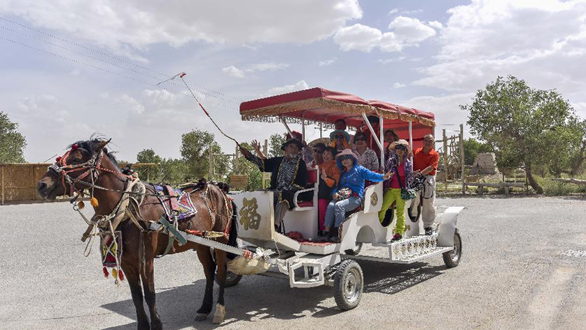 新疆尉犁:大漠风情引游人