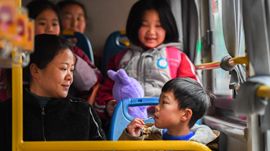 向梅一家的新生活