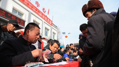 甘肃定西：元古堆村分红啦！