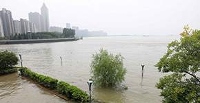 長江蕪湖段持續高水位